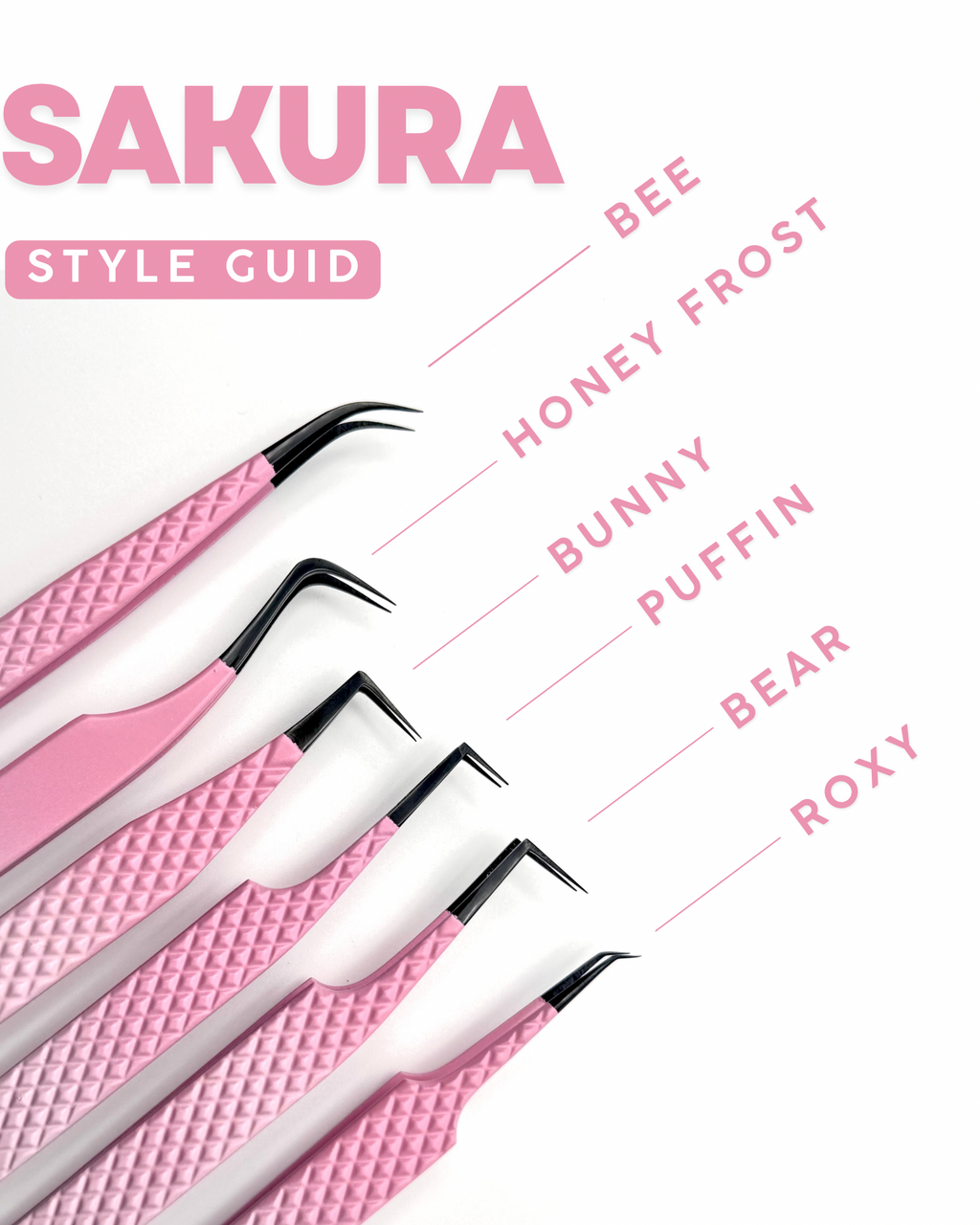 Sakura Duo Tweezer Set