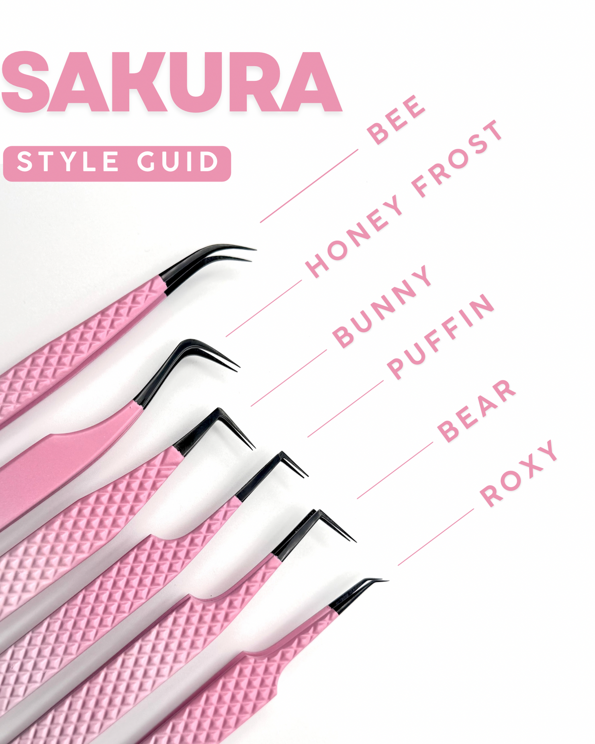 Sakura Duo Tweezer Set