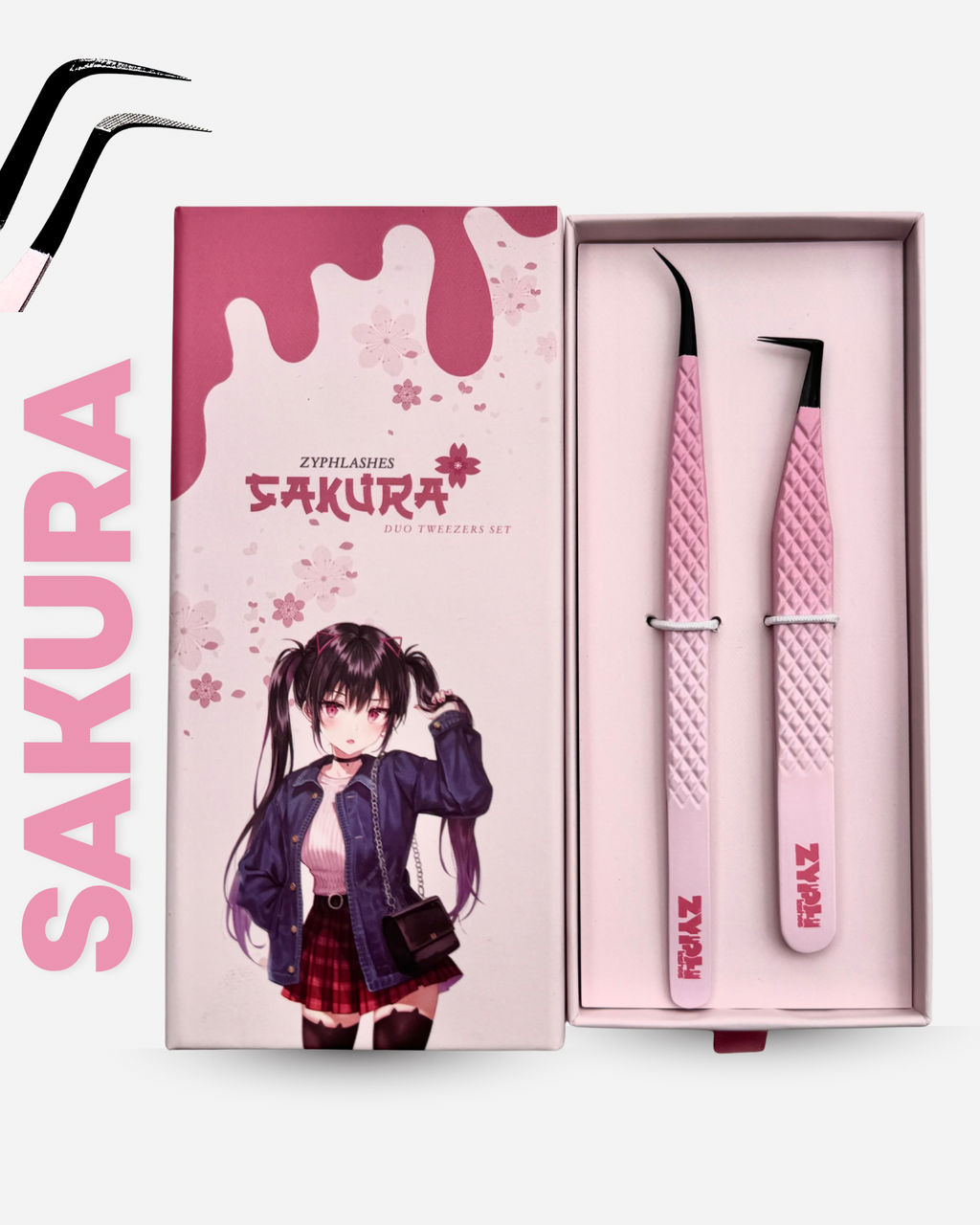 Sakura Duo Tweezer Set
